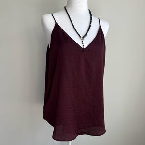 Express  Camisole‎ Woman size M  Red Relaxed Backless Casual Business